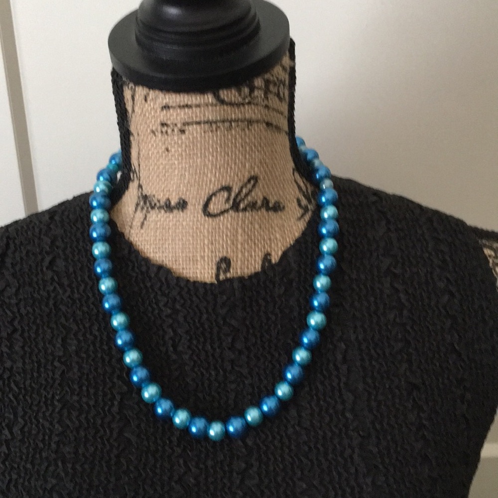 Necklace green & teal